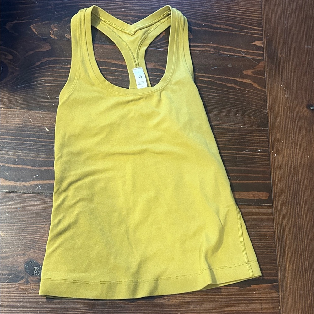 lululemon athletica Mustard Tank Top